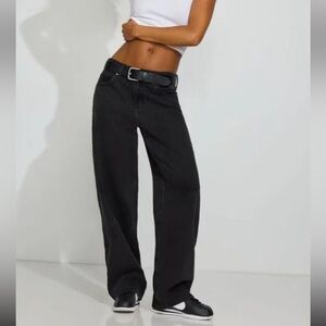 Garage Ample Baggy Black Jeans